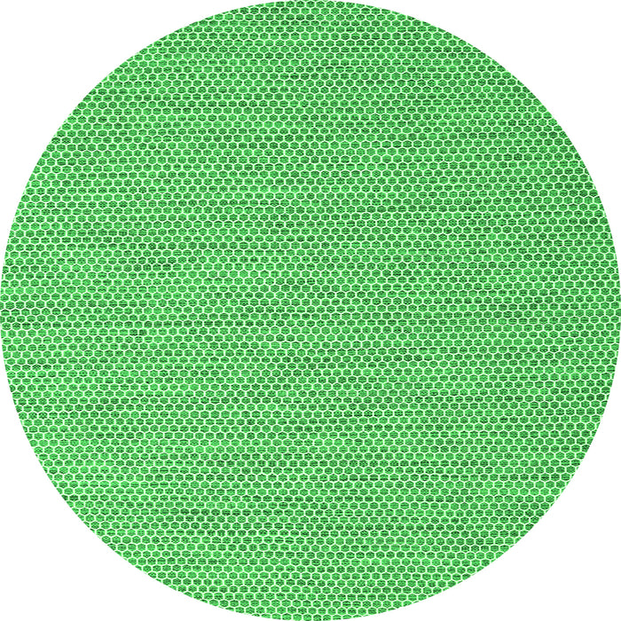 Square Abstract Green Contemporary Rug, con2165grn