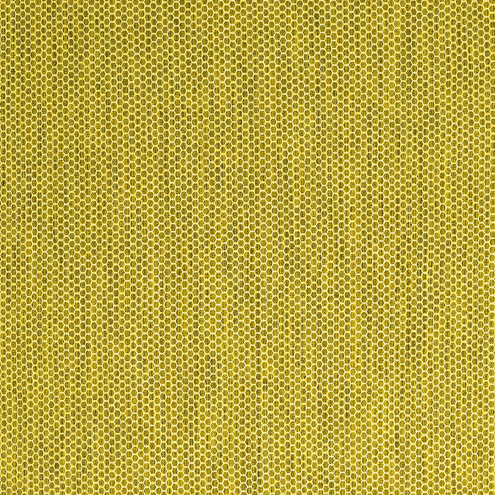 Square Abstract Yellow Contemporary Rug, con2165yw