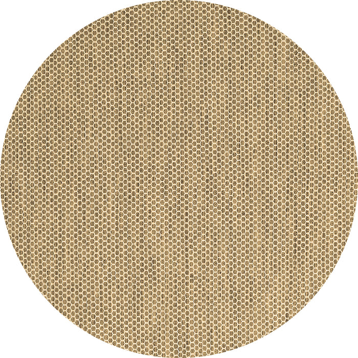 Round Machine Washable Abstract Brown Contemporary Rug, wshcon2165brn