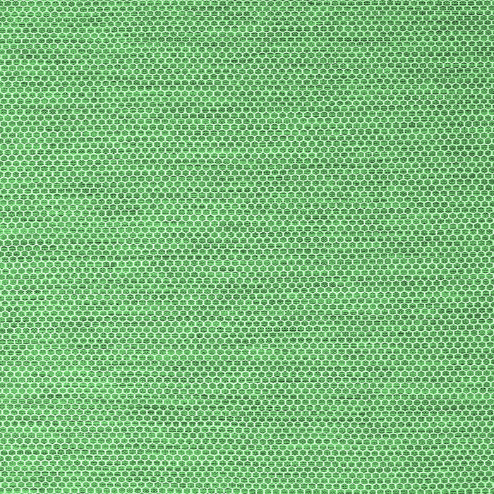 Square Machine Washable Abstract Emerald Green Contemporary Area Rugs, wshcon2165emgrn