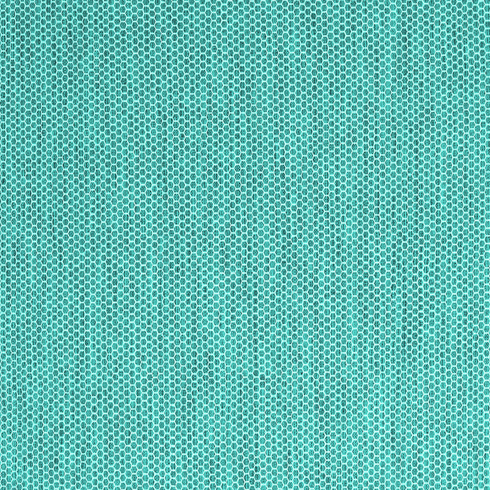 Square Abstract Turquoise Contemporary Rug, con2165turq