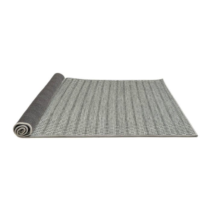 Thickness of Contemporary Ash Gray Modern Rug, con2166