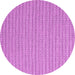 Round Machine Washable Abstract Pink Contemporary Rug, wshcon2166pnk