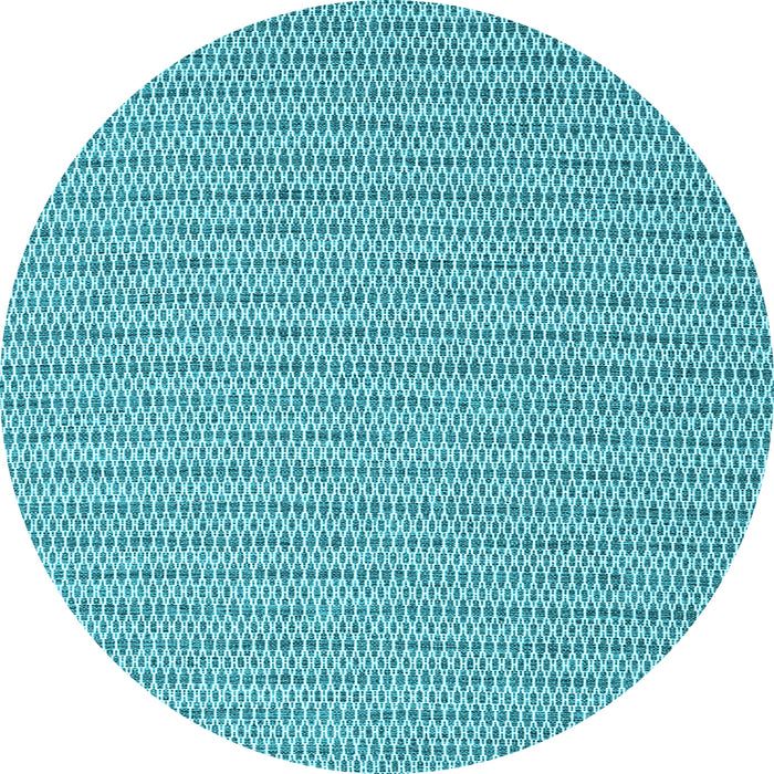 Round Machine Washable Abstract Light Blue Contemporary Rug, wshcon2166lblu