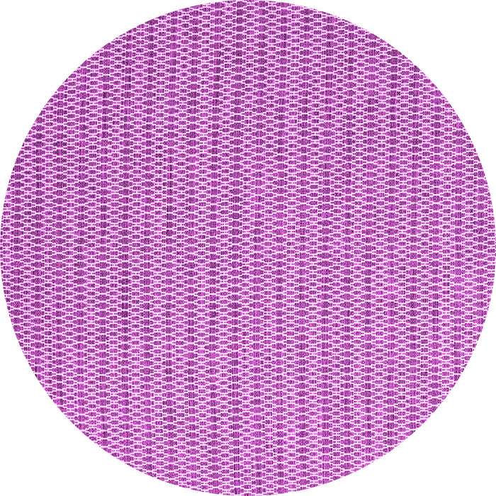 Round Abstract Pink Contemporary Rug, con2166pnk