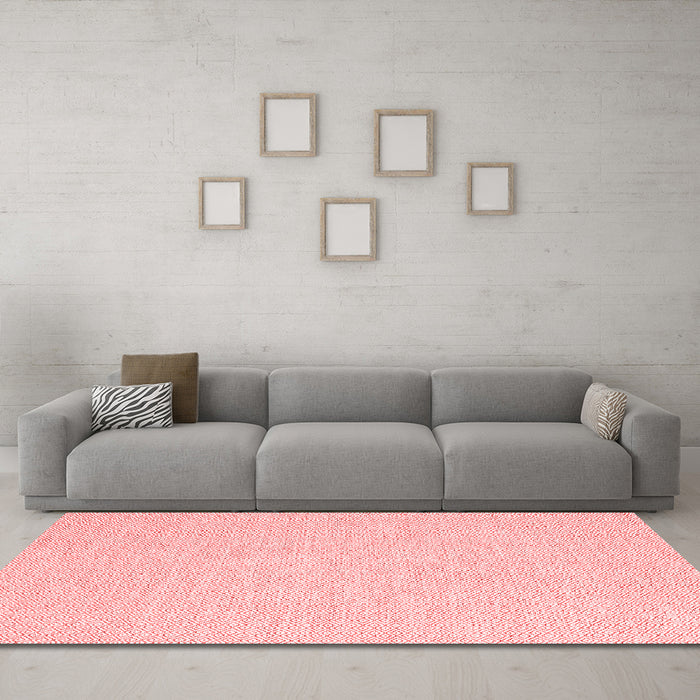 Modern Red Washable Rugs
