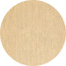 Round Solid Brown Modern Rug, con2167brn