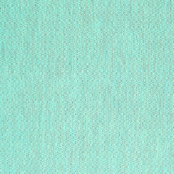 Square Solid Turquoise Modern Rug, con2167turq