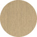 Round Abstract Brown Contemporary Rug, con2168brn