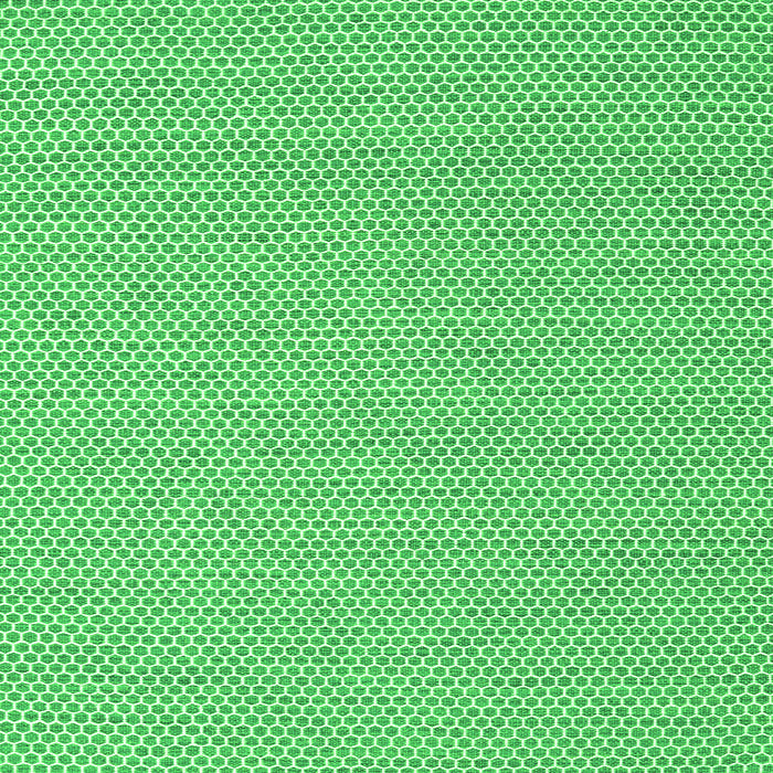 Round Machine Washable Abstract Green Contemporary Area Rugs, wshcon2168grn