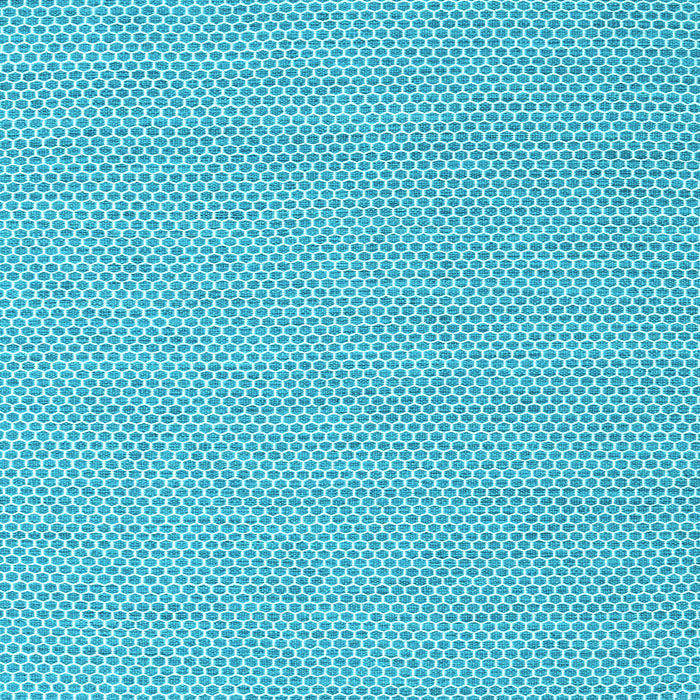 Square Abstract Light Blue Contemporary Rug, con2168lblu