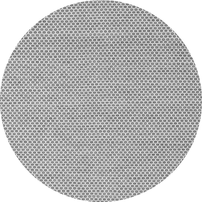 Square Abstract Gray Contemporary Rug, con2168gry