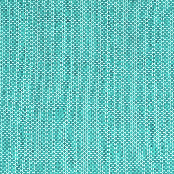 Square Abstract Turquoise Contemporary Rug, con2168turq