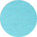 Round Machine Washable Abstract Light Blue Contemporary Rug, wshcon2169lblu