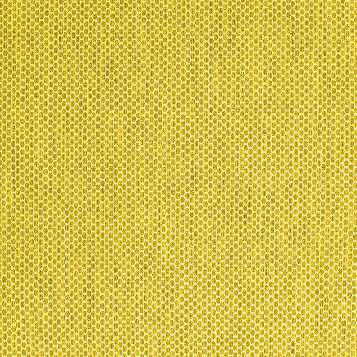 Square Machine Washable Abstract Yellow Contemporary Rug, wshcon2169yw