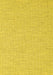 Abstract Yellow Contemporary Rug, con2169yw