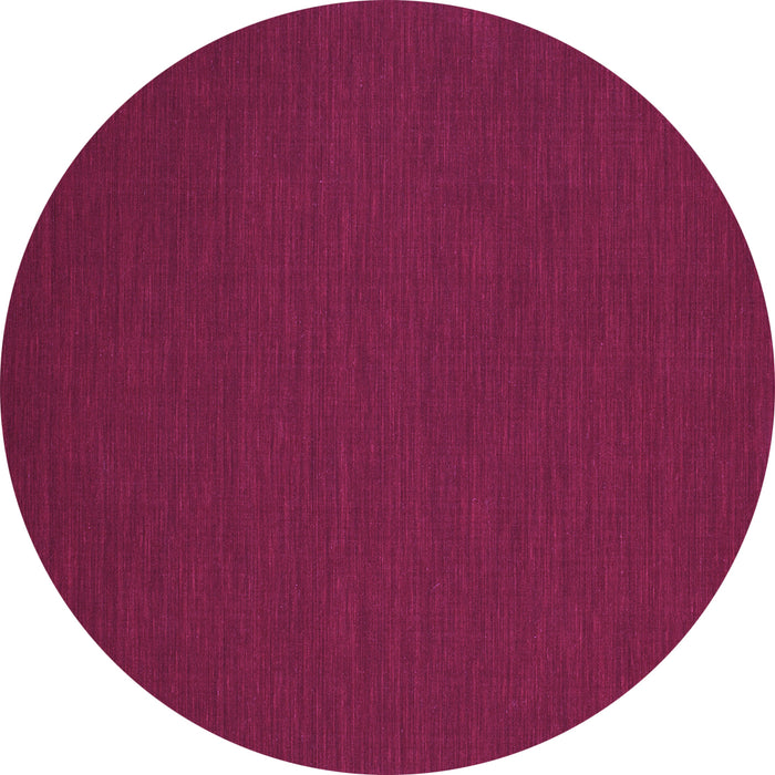 Round Machine Washable Abstract Purple Contemporary Area Rugs, wshcon216pur