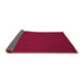 Sideview of Abstract Pink Contemporary Rug, con216pnk