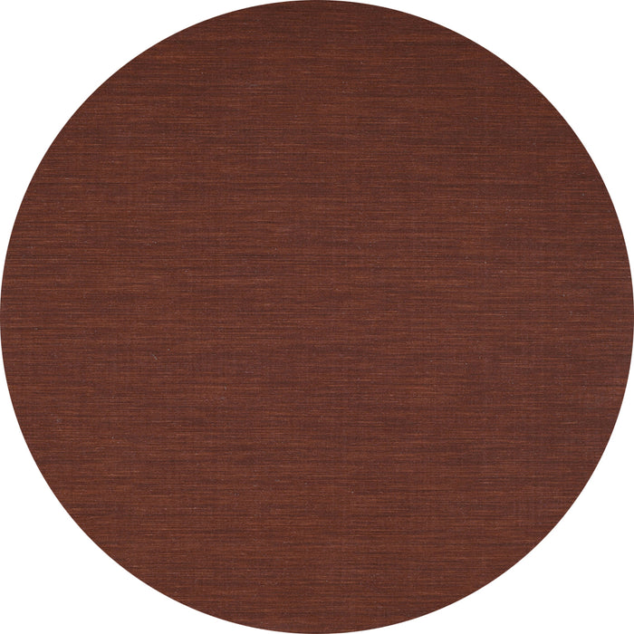 Round Abstract Light Blue Contemporary Rug, con216lblu