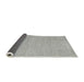 Thickness of Contemporary Gray Modern Rug, con2170