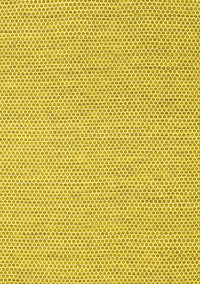 Abstract Yellow Contemporary Rug, con2170yw