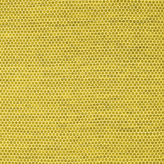Abstract Yellow Contemporary Rug, con2170yw