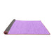 Sideview of Abstract Purple Contemporary Rug, con2170pur