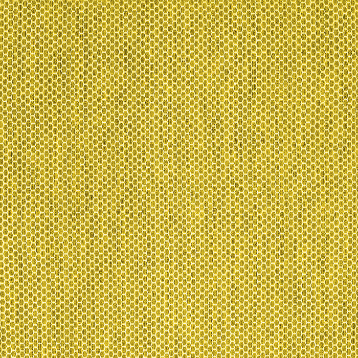 Square Abstract Yellow Contemporary Rug, con2170yw