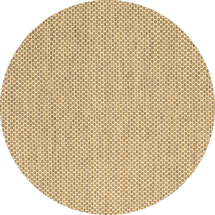 Round Machine Washable Abstract Brown Contemporary Rug, wshcon2170brn