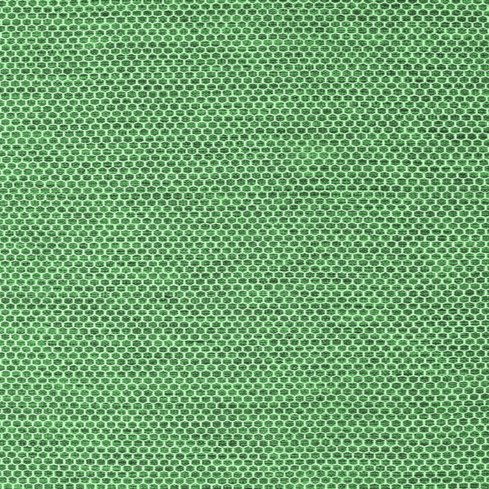 Square Abstract Emerald Green Contemporary Rug, con2171emgrn