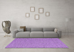 Machine Washable Abstract Purple Contemporary Area Rugs in a Living Room, wshcon2171pur
