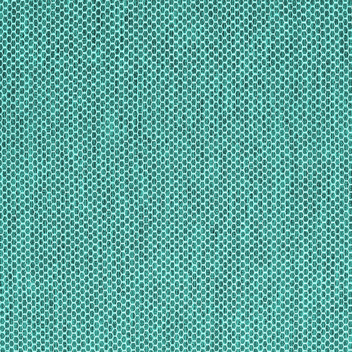 Square Abstract Turquoise Contemporary Rug, con2171turq