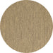 Round Abstract Brown Contemporary Rug, con2171brn