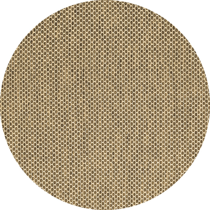 Round Machine Washable Abstract Brown Contemporary Rug, wshcon2171brn