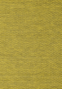 Abstract Yellow Contemporary Rug, con2171yw