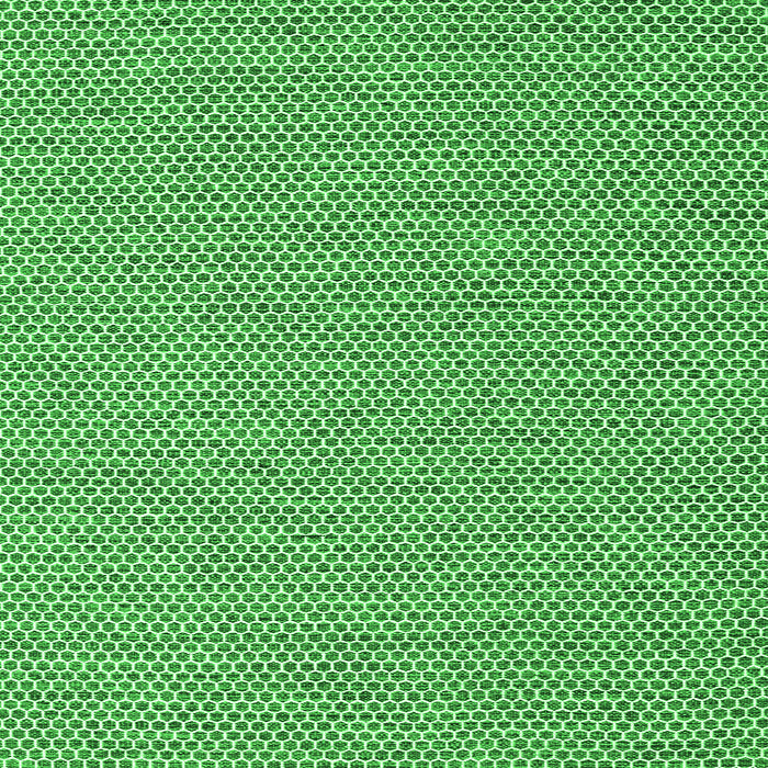 Round Machine Washable Abstract Green Contemporary Area Rugs, wshcon2171grn