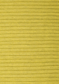 Abstract Yellow Contemporary Rug, con2172yw