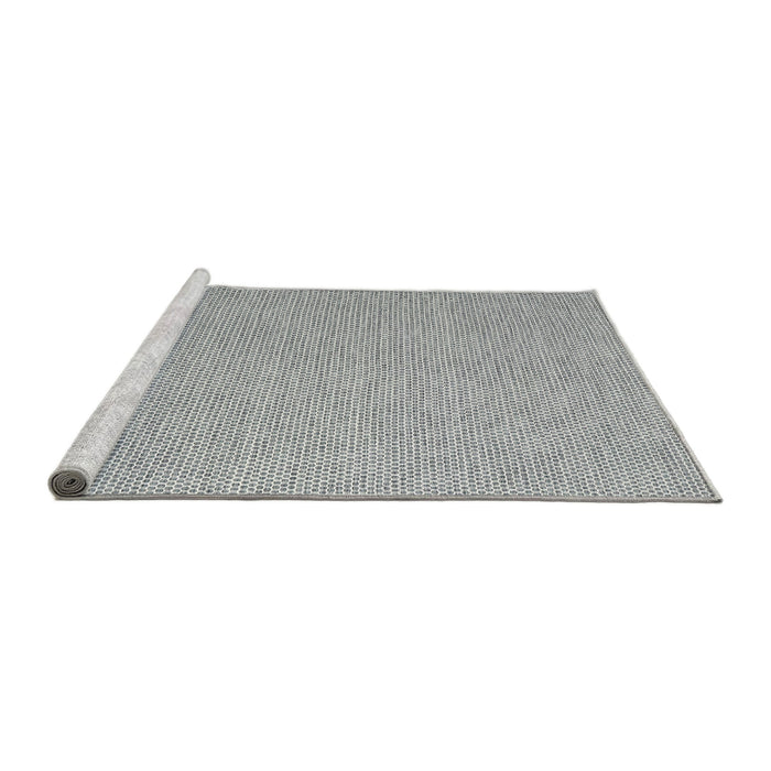 Serging Thickness of Machine Washable Contemporary Grey Gray Rug, wshcon2173