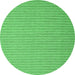 Square Abstract Green Contemporary Rug, con2174grn