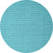 Round Machine Washable Abstract Light Blue Contemporary Rug, wshcon2174lblu