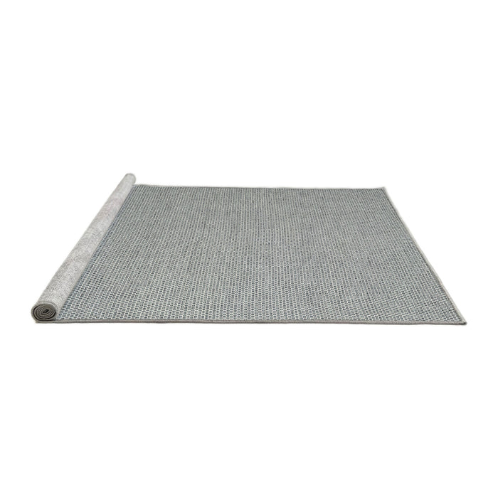 Serging Thickness of Machine Washable Contemporary Grey Gray Rug, wshcon2175