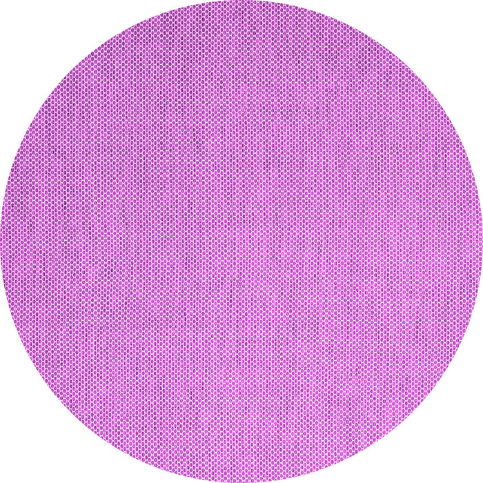 Round Abstract Pink Contemporary Rug, con2175pnk