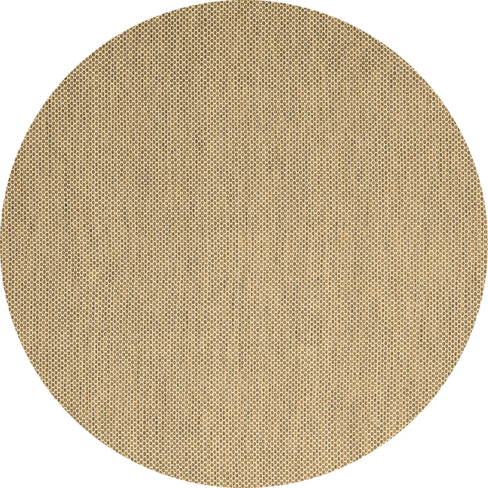 Round Machine Washable Abstract Brown Contemporary Rug, wshcon2175brn