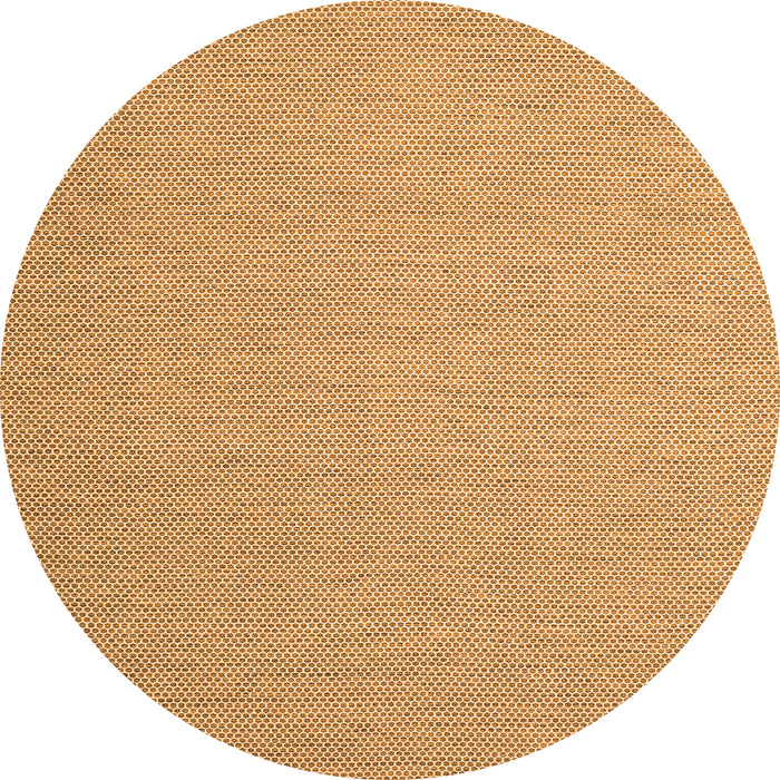 Square Abstract Orange Contemporary Rug, con2175org