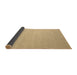 Sideview of Abstract Brown Contemporary Rug, con2176brn