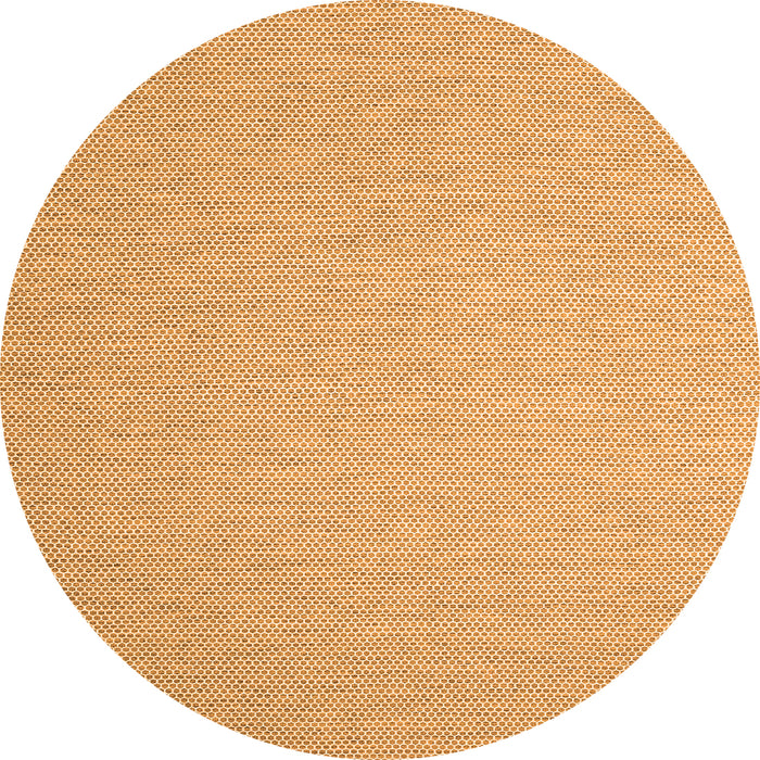 Square Abstract Orange Contemporary Rug, con2176org