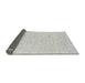 Thickness of Contemporary Dark Gray Modern Rug, con2177