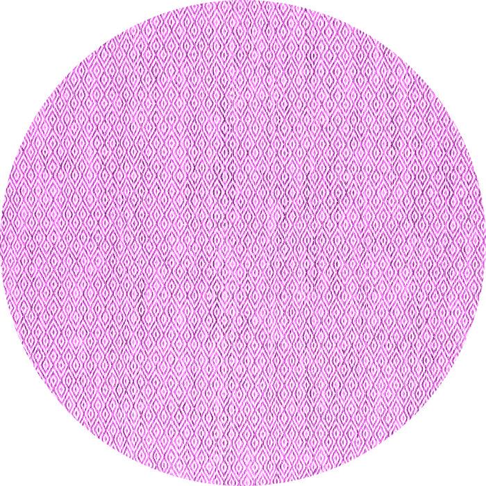 Round Machine Washable Abstract Pink Contemporary Rug, wshcon2177pnk
