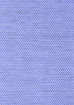 Abstract Blue Contemporary Rug, con2178blu