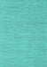 Machine Washable Abstract Turquoise Contemporary Area Rugs, wshcon2178turq